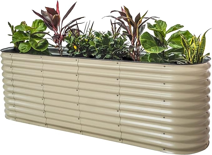 32" Extra Tall Raised Garden Bed Kits, 3.5 x 6.5 x 2.7ft Deep Root 9 in 1