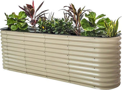 32" Extra Tall Raised Garden Bed Kits, 3.5 x 6.5 x 2.7ft Deep Root 9 in 1