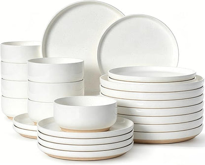 Plates and Bowls Sets, Scratch Resistant Dinnerware Sets