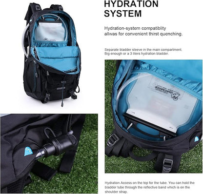 MOUNTAINTOP 25L/40L Hiking Backpack,Lightweight Travel Backpack for Men Women Outdoor Backpacking, Camping