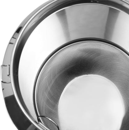 304 Stainless Steel Milk Can - 20 Gallon (76 Liter) Heavy Duty Airtight Food Storage Container for Milk, Wine, Oil - Ideal for Home, Farm, and Commercial Use
