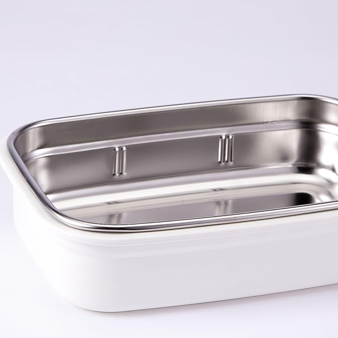 Innobaby Keepin' Fresh Stainless Steel Divided Bento Snack Box with Lid for Kids and Toddlers, Removable Divider, BPA Free, 19 oz, Aqua
