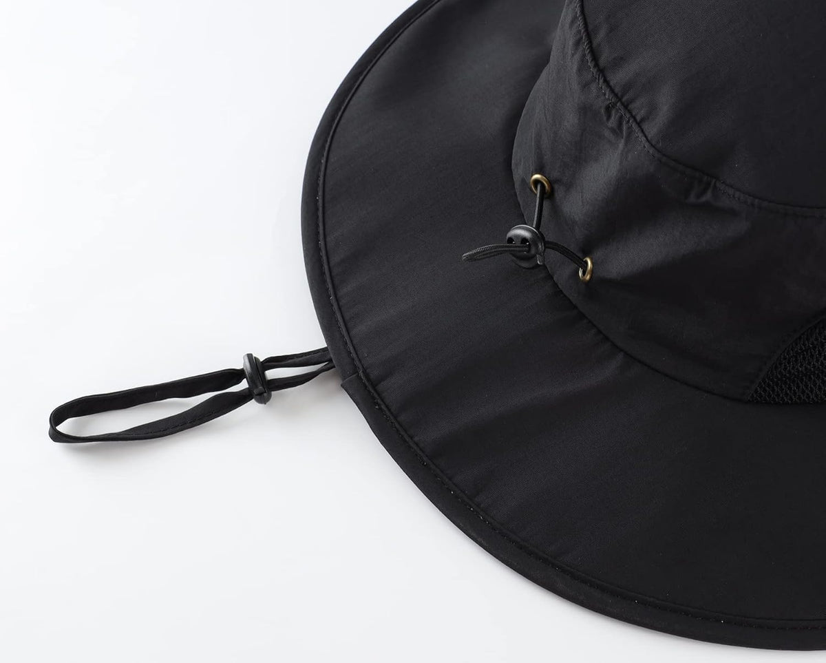 Home Prefer UPF50+ Mens Sun Hat Wide Brim Fishing Hat for Men UV Protection Womens Beach Bucket Hat for Golf Hiking Gardening