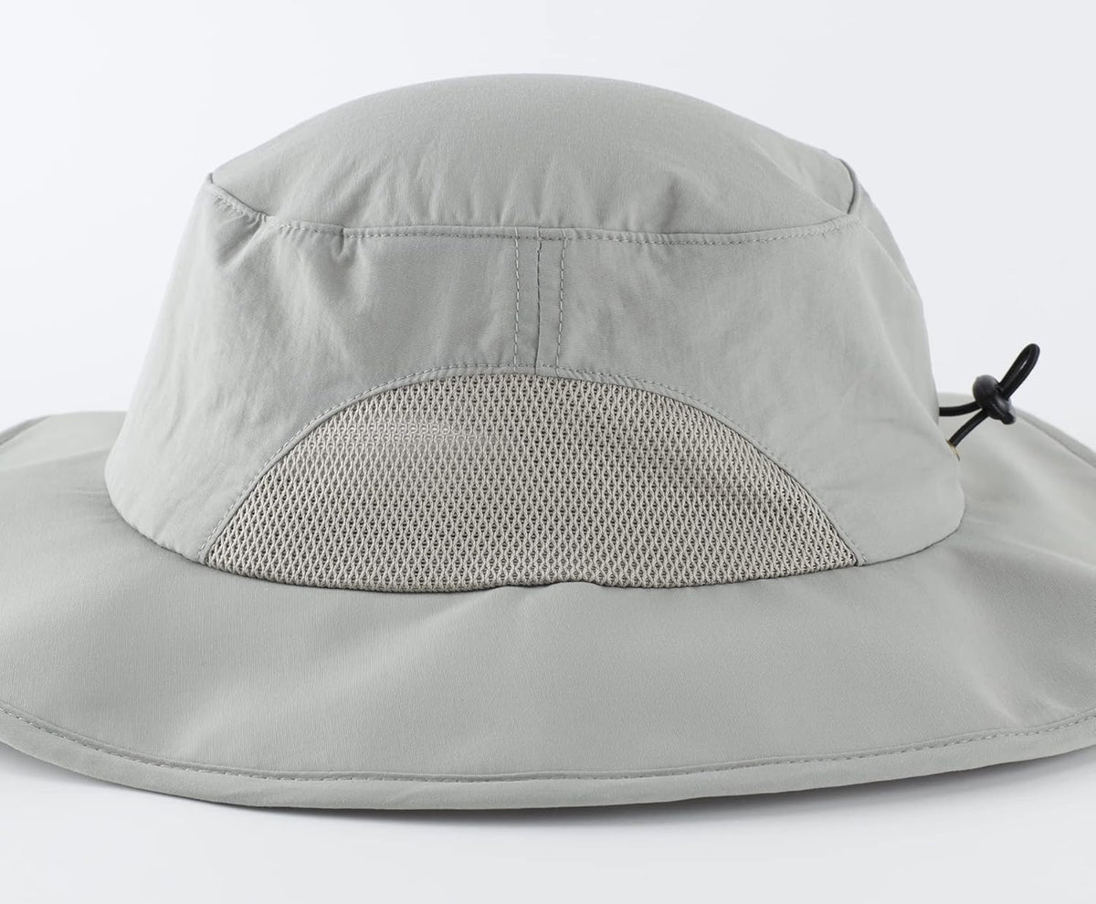 Home Prefer UPF50+ Mens Sun Hat Wide Brim Fishing Hat for Men UV Protection Womens Beach Bucket Hat for Golf Hiking Gardening