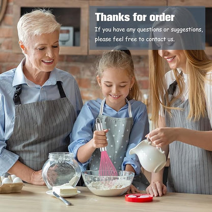 Pink Silicone Whisk, Professional Whisks For Cooking Non-Scratch, Stainless Steel & Silicone Wisk, Plastic Rubber Whisk Tool For Nonstick Cookware Pans, Silicon Wisks Set of 3