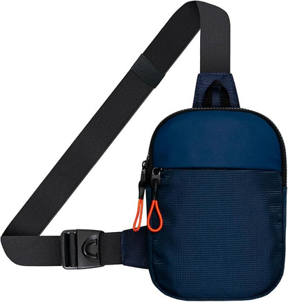 MJNUONE Mini Sling Bag for Men Outdoor Lightweight Small Crossbody Bag Women Casual Daily Bag Waterproof Chest Bag for Travel