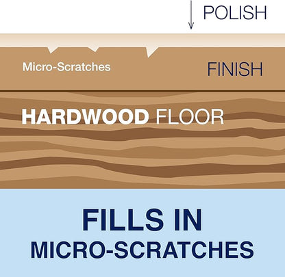 Bona Hardwood Floor Polish - 32 fl oz - High Gloss Shine - Polish for Wood Floors - Protects and Renews Dull Flooring - Covers 500 sq ft