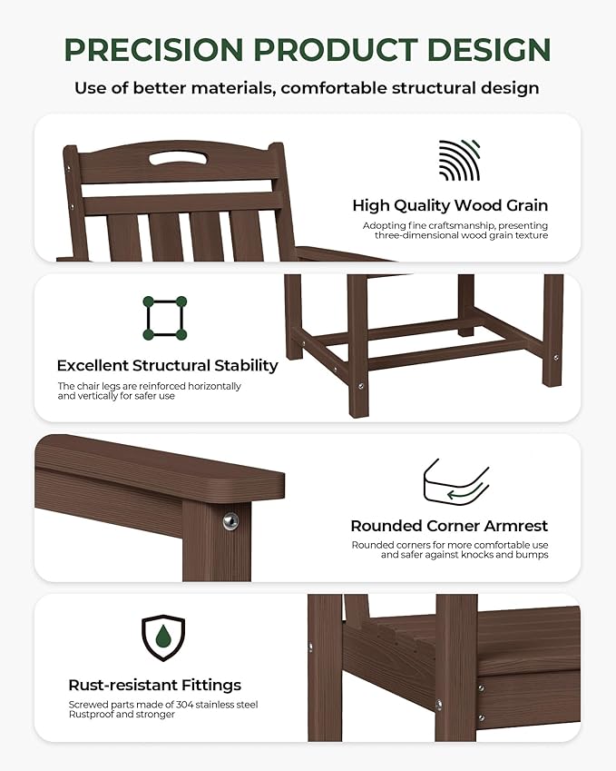 Set of 2 Weatherproof Patio Chairs