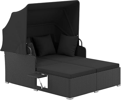 Tangkula Patio Rattan Daybed