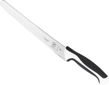 Mercer Culinary - M23210WBH Mercer Culinary Millennia 10-Inch Wide Wavy Edge Bread Knife, White