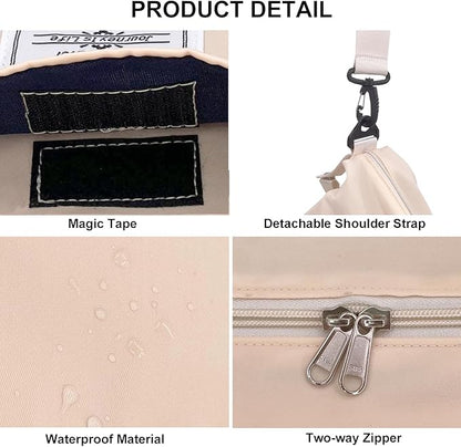 Travel Duffle Bag, Waterproof Sport Tote Gym Bag for Women Men, Overnight Weekender Carry On Bag with Wet Pocket
