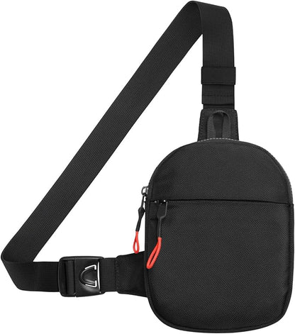 MJNUONE Mini Sling Bag for Men Outdoor Lightweight Small Crossbody Bag Women Casual Daily Bag Waterproof Chest Bag for Travel