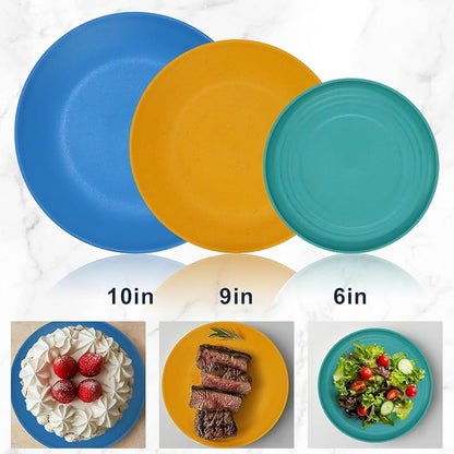 40Pack plates and bowls sets for kids