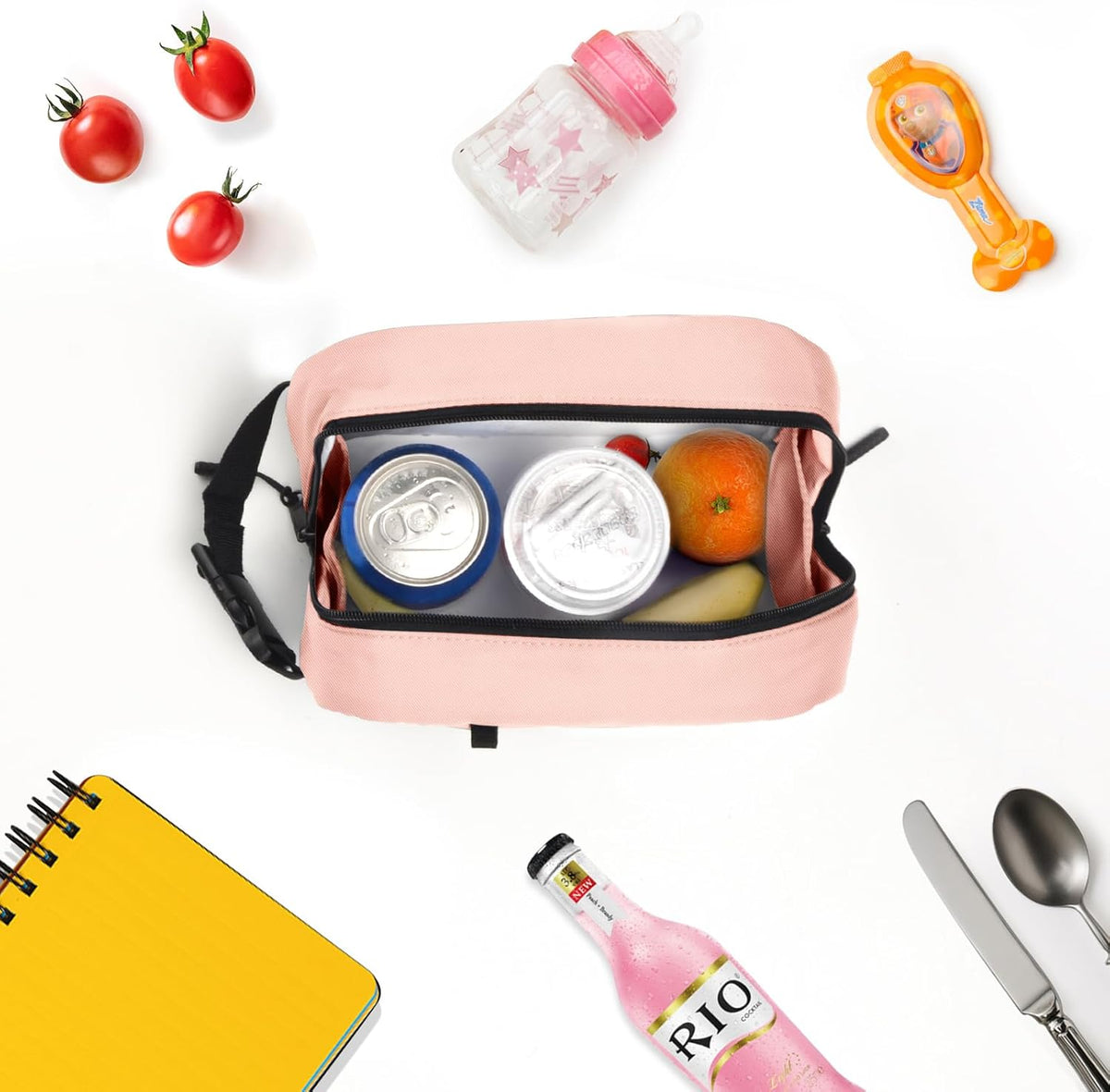 Freezable Lunch Bag for Work School Travel,Leak-Proof Small Lunch Bag