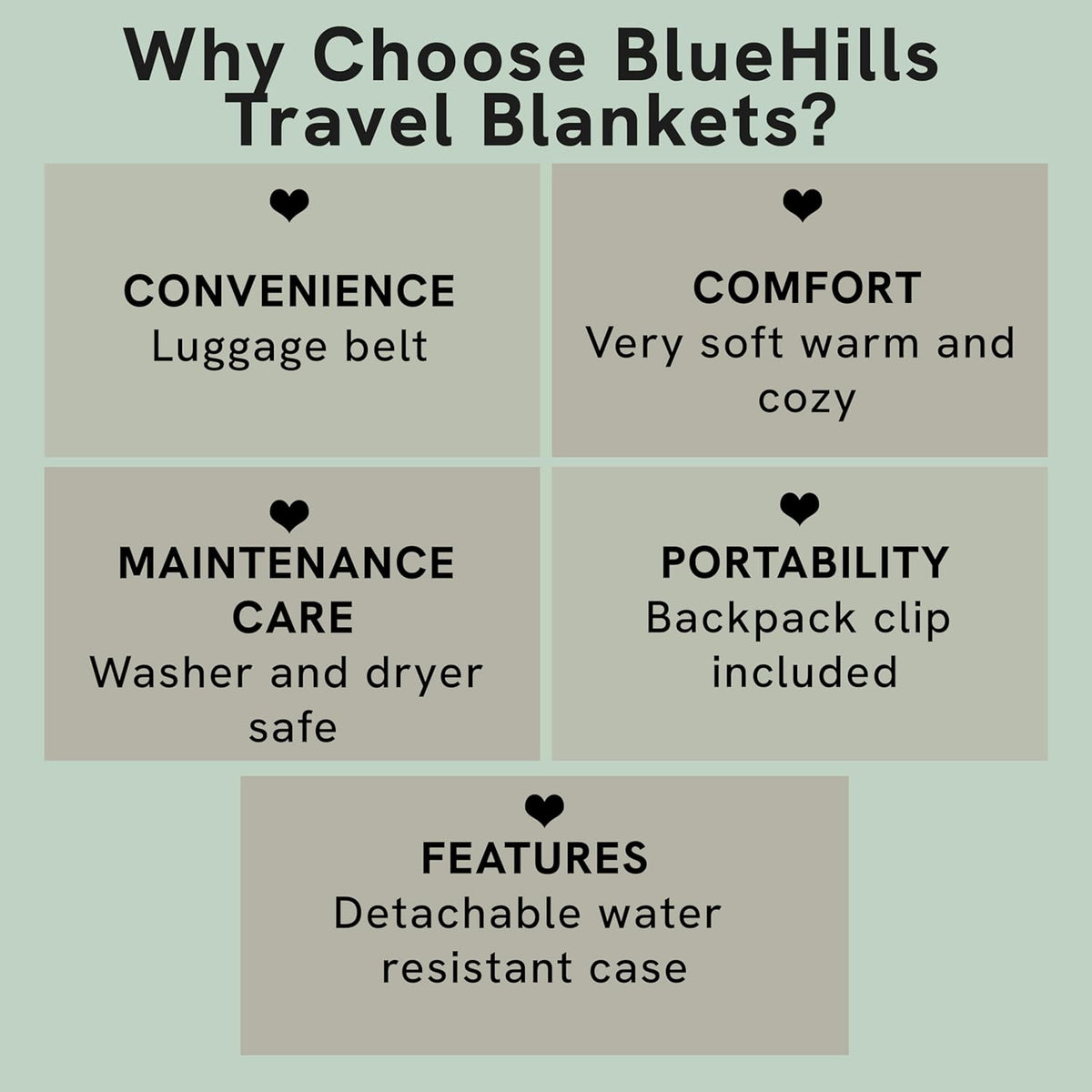 BlueHills Ultra Compact Travel Blanket Pillow in Portable Bag Case Premium Cozy Soft Compact Pack Large Blanket for Airplane Flight Layover Blue - Royal C005