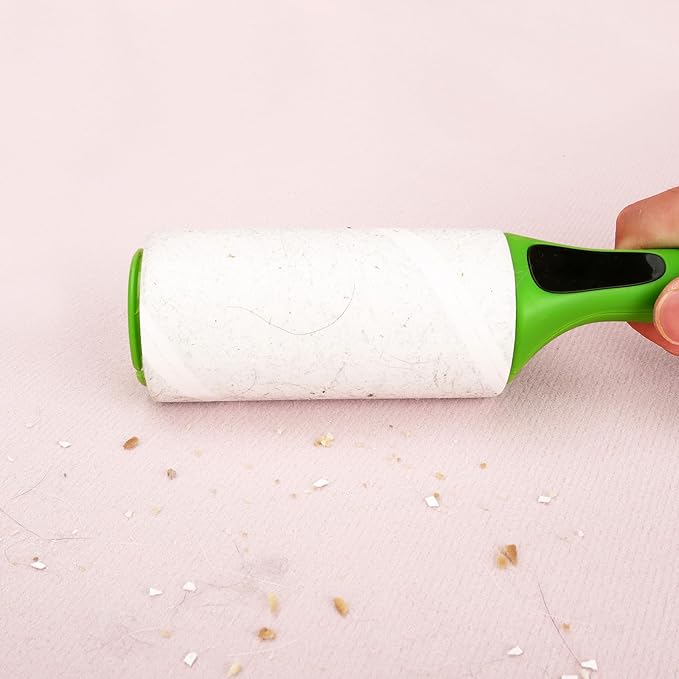 4 inch Lint Roller Refills Compatible with Evercare Extra Sticky Pet Lint Roller Replacement Refills 60 Sheets Each Roll 6-Pack 360 Sheets Total (1 1/2'' Inside Dia.)