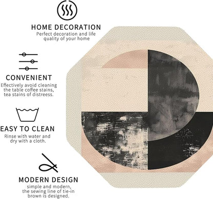 Minimal Abstract Shapes Print Coasters
