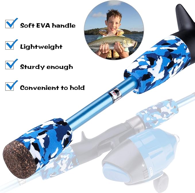 ODDSPRO Kids Fishing Pole Pink, Portable Telescopic Fishing Rod and Reel Combo Kit - with Spincast Fishing Reel Tackle Box for Girls, Youth