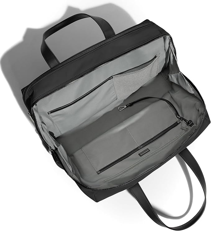 Away Everywhere Bag, Padded Laptop Sleeve, Water Resistant For Every Day Use, Removable Shoulder Strap, Daily Work Bag, Travel Essential Approved Personal Item, Jet Black