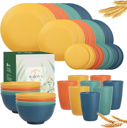 40Pack plates and bowls sets for kids