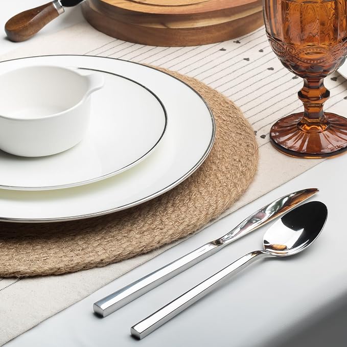 Alata Cube 20-Piece Forged Flatware Set, Service