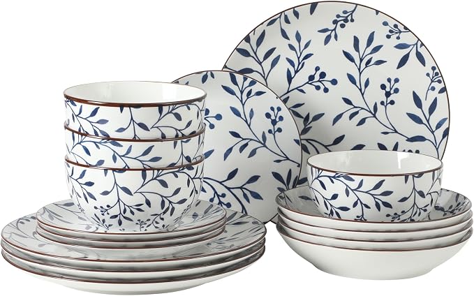 Gibson Home Palace Suite 16-Piece Dinnerware Set, Service