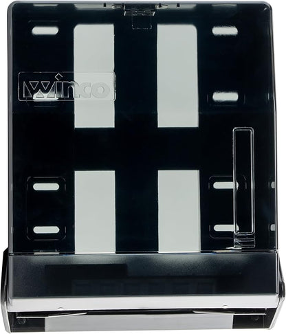 Winco Paper Towel Dispenser, Medium, Black