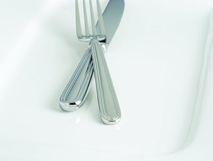 Fortessa Metropolitan 18/10 Stainless Steel Flatware 20 Piece Place Setting, Service for 4