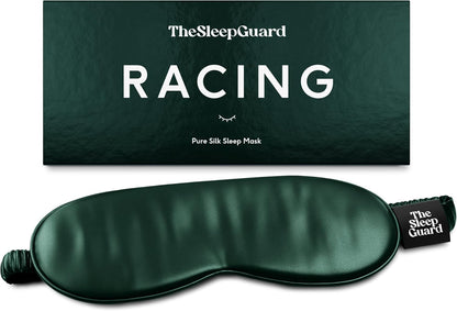 Pure Silk Sleep Mask [100% 6A Mulberry Silk, 22 Momme] Light Blocking Travel Essentials. Eye Masks for Sleeping. Black Oeko-Tex Blindfold. Eye Covers for Men & Women