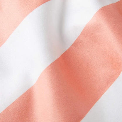 Coral Microfiber Beach Towel by Laguna Beach Textile Co - Sand Free, Light Weight Striped Pool Towel - Perfect for Yoga, Gym, Beach, Pool - Extra Large, 35" x 75"