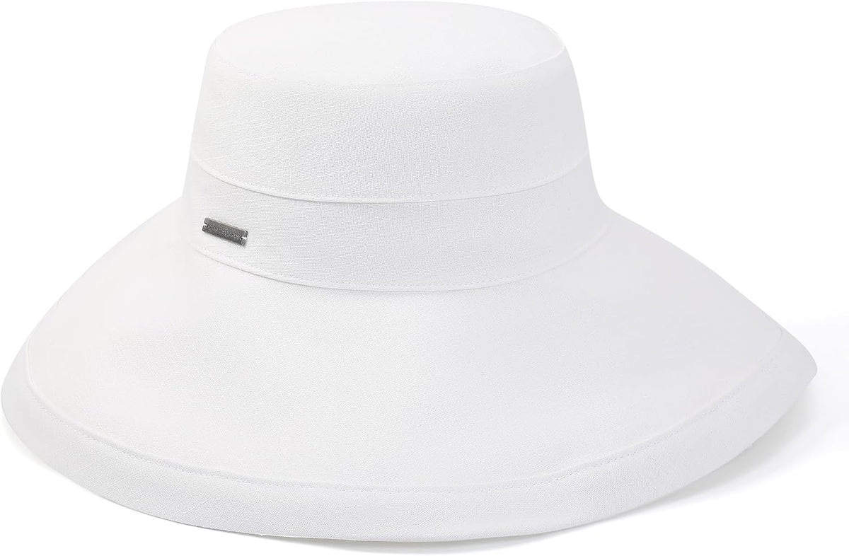 Bona Wide Brim Sun Hat for Women | 4.7" Brim, Drawstring Adjust, UPF Sun Protection, Packable & Breathable
