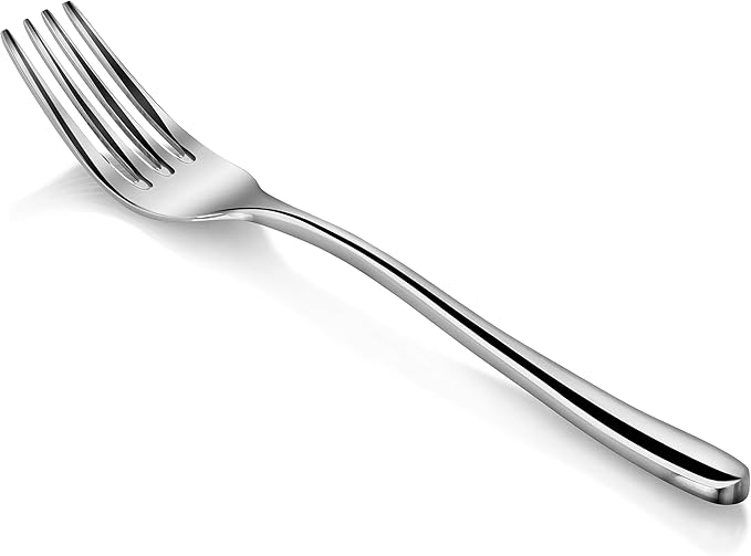 Artaste Rain II Forged 18/10 Stainless Steel (Silver (Set of 12), Salad Fork (7-Inch))