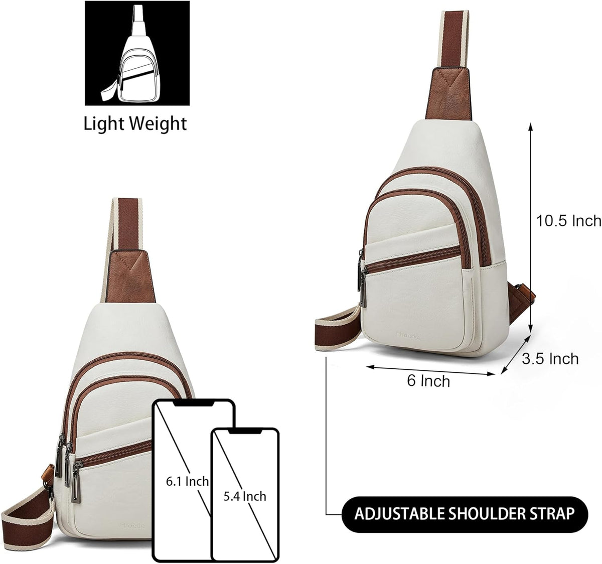 Sling Bag Crossbody Bags for Women Small Cross Body Bag Fanny Packs Chest Sling Purse for Daily Travel Leisure Sport
