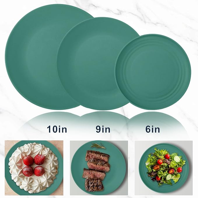 40Pack plates and bowls sets for kids