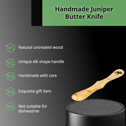 Handmade Juniper Wood Butter Knife