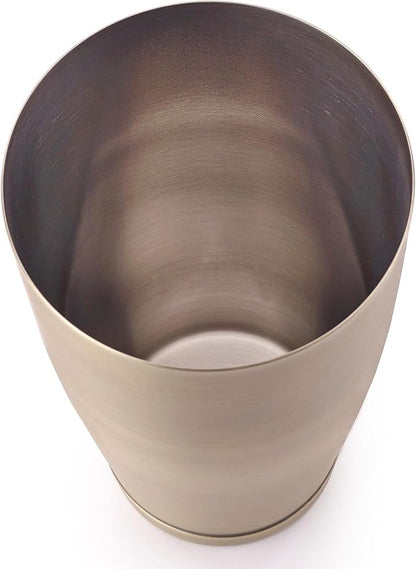 Barfly Cocktail Shaker Tin, Large 28 oz (828 ml), Antique Gold