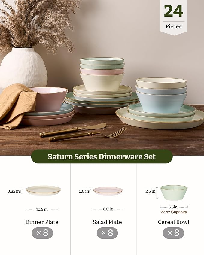 Famiware Saturn Stoneware Dishes Dinnerware Set