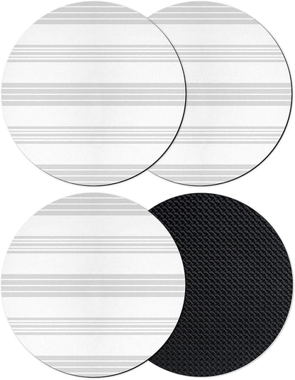 Minimalist Geometric Coasters Set of 4, Absorbent Coasters