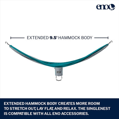 ENO, Eagles Nest Outfitters SingleNest Lightweight Camping Hammock