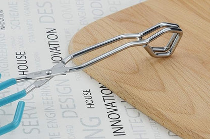 Scissor Cooking Tongs 11-Inch Stainless Steel Scissor Style Tongs, Set of 2