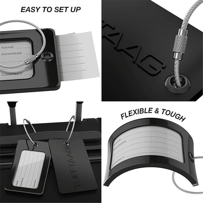 Luggage Tags TUFFTAAG, Business Card Holder, Suitcase Labels, Travel Accessories