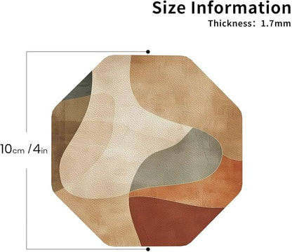 Minimal Abstract Shapes Print Coasters