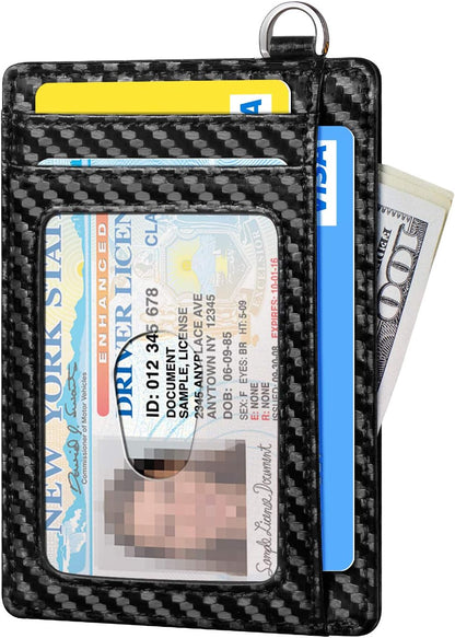FurArt Slim Minimalist Wallet, Front Pocket Wallets, RFID Blocking, Credit Card Holder for Men & Women