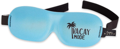 Bucky Ultralight Collection, Contoured Travel and Sleep Eye Mask, Vacay Mode, One Size