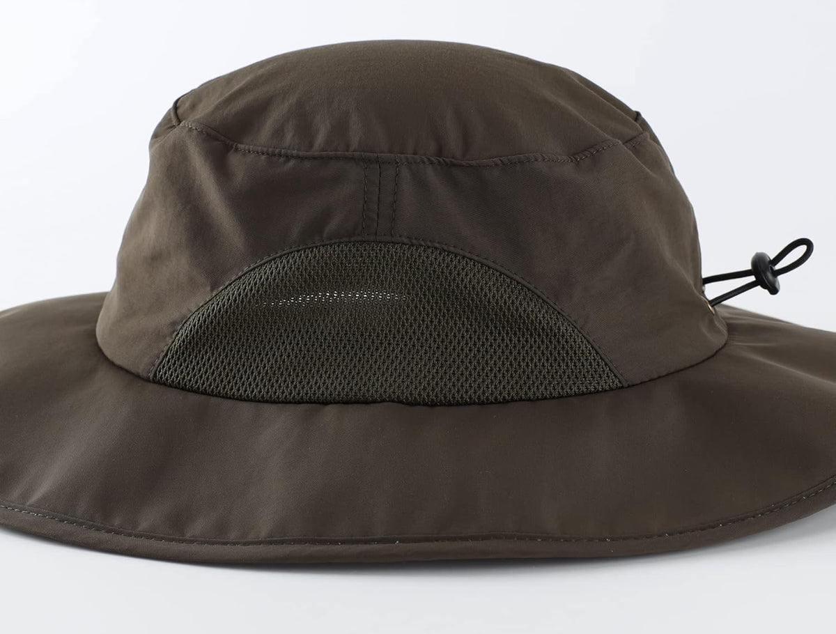 Home Prefer UPF50+ Mens Sun Hat Wide Brim Fishing Hat for Men UV Protection Womens Beach Bucket Hat for Golf Hiking Gardening