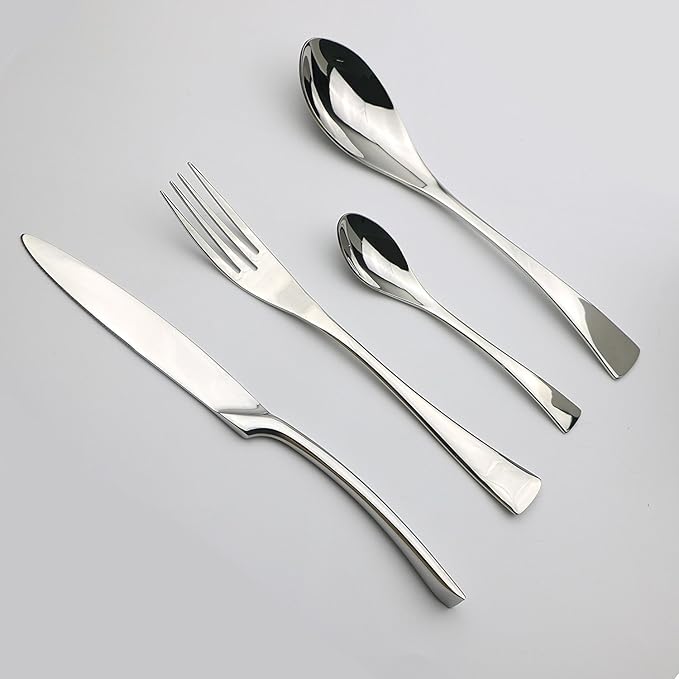 20-Piece 18/10 Stainless Steel Flatware Set, Service for 4