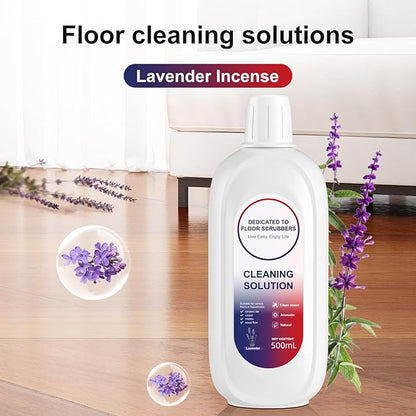Floor Cleaning Solution 500ml Lavender Fragrance Cleaning Solution Refill Compatible With TINECO iFLOOR, iFLOOR 3, S3, S5, S5 COMBO, S5 Pro 2, One S6, S7 PRO, S7 COMBO Wet Dry Vacuum (2 bottle)