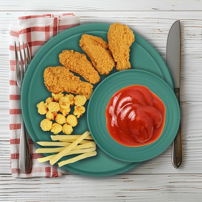 40Pack plates and bowls sets for kids