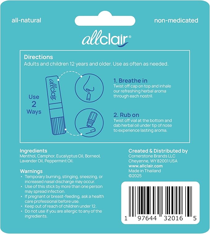 Nausea Relief Inhaler - Take Control of Motion Sickness, Morning Sickness, Medication, Stress - Fast, Natural, Drug-Free, Non-Drowsy & Portable Travel Essential - Pack of 4 Inhalers