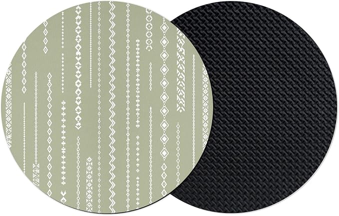 Sage Green Coasters Set of 2, Absorbent Coasters